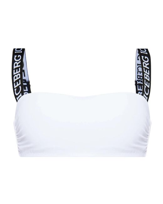 Iceberg Badmode ,Wit ,Swimsuit Top in het White