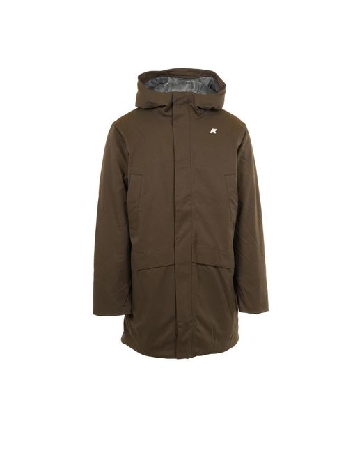 K-Way Brown Parkas for men