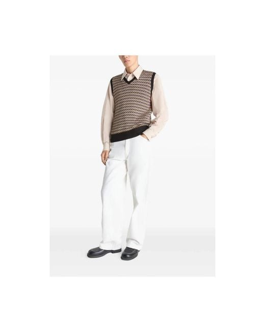 Lemaire Gray Sleeveless Knitwear for men