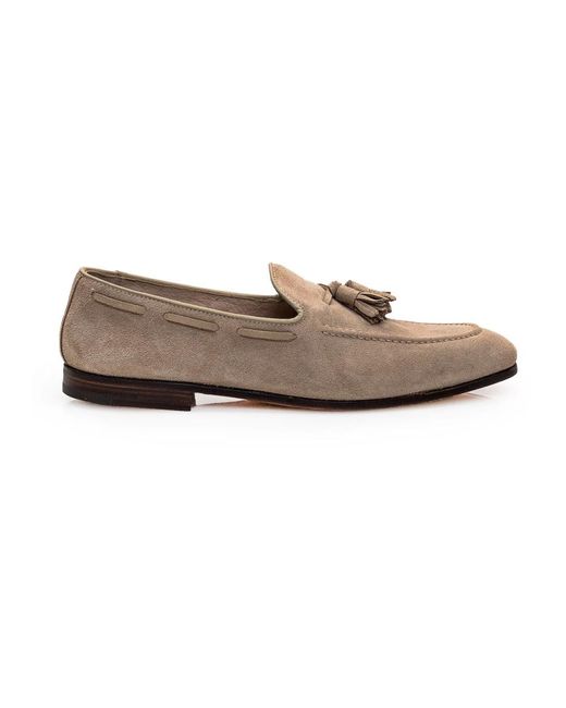 Church's Wildleder Mokassin Loafers Mit Fransen in Brown für Herren