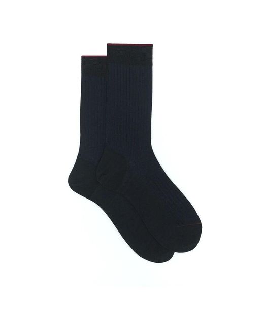Gallo Kurze baumwoll-socken anthrazit in Blue für Herren