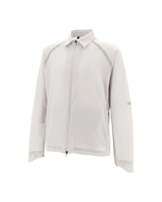 Herno Overhemden ,Wit ,Polyester Chantilly Shirt in het White voor heren