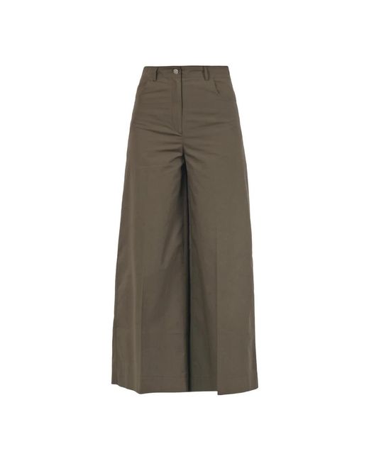 8pm Green Wide Trousers