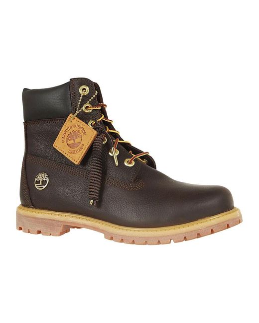 Timberland Brown Lace-Up Boots