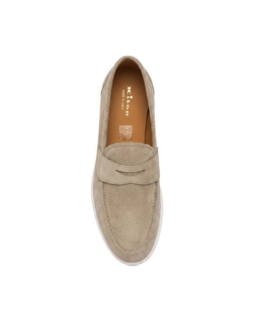 Kiton White Loafers for men