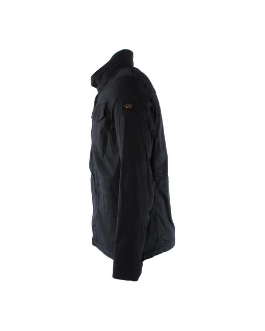 Paul & Shark Jassen ,Blauw ,Katoen Light Jacket in het Black voor heren