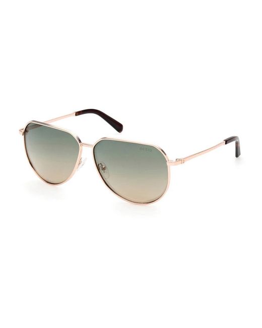 Guess Moderne Pilotenbrille in Gray für Herren