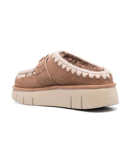 Mou Brown Mules