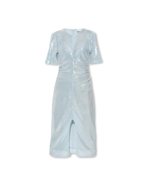 Midi Dresses di Ganni in Blue