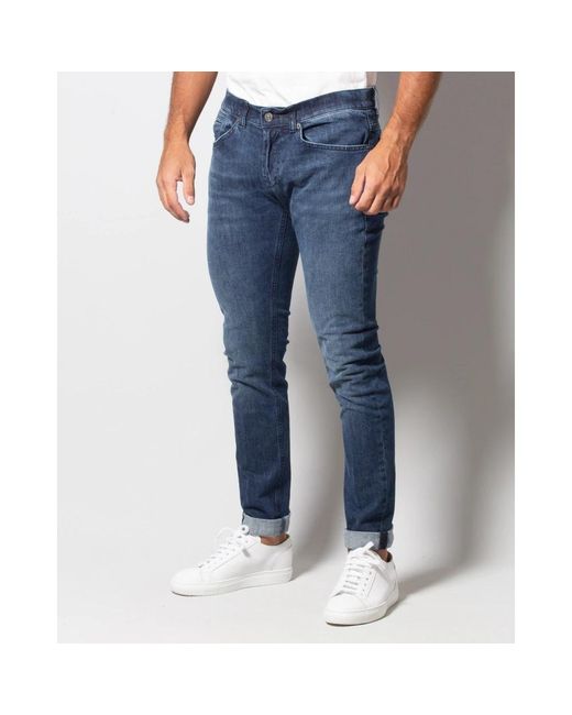 Dondup Blue Slim-Fit Jeans for men
