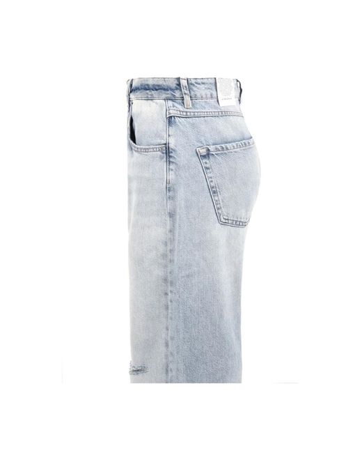 ICON DENIM Blue Straight Fit Jeans