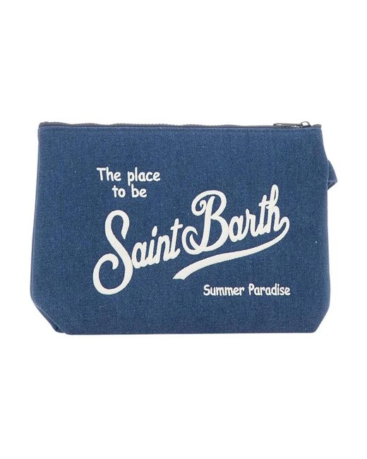 Mc2 Saint Barth Blue Clutches