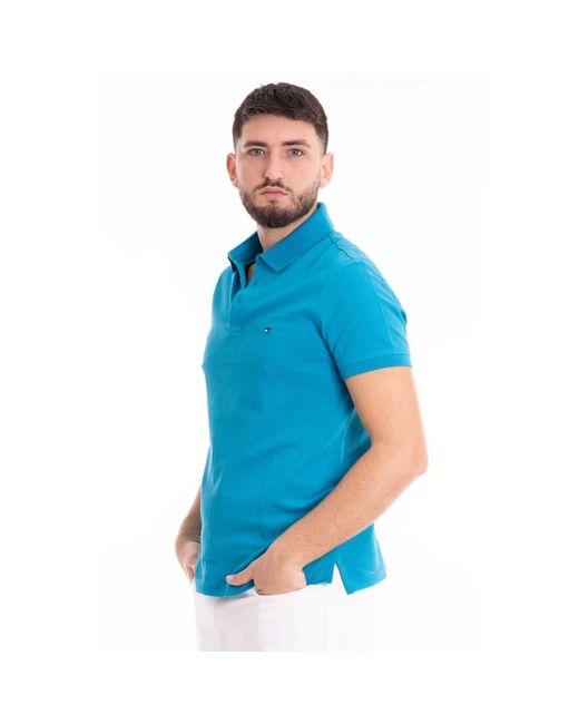 Tommy Hilfiger Retro polo shirt in Blue für Herren