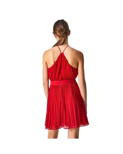 Pepe Jeans Red Summer Dresses
