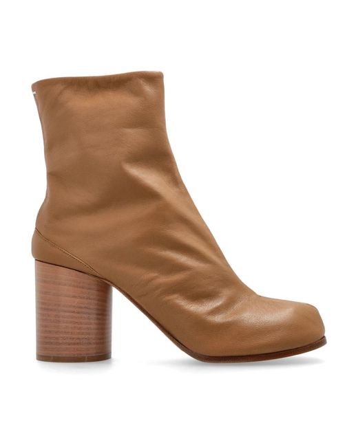 Heeled Boots di Maison Margiela in Brown