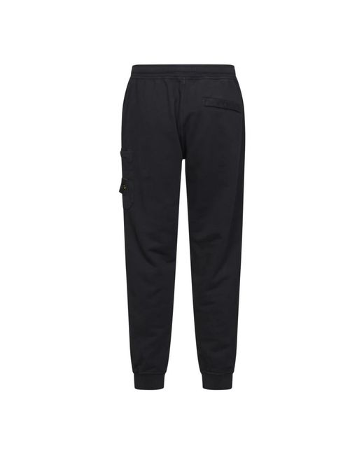Stone Island Blue Sweatpants for men