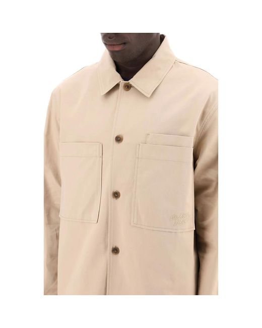 Maison Kitsuné Light jackets in Natural für Herren
