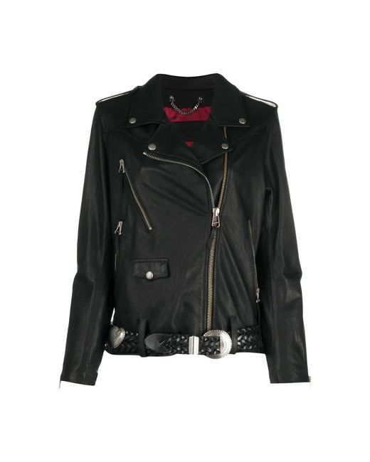 Golden Goose Deluxe Brand Black Leather Jackets