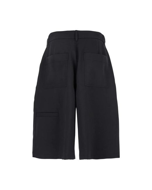 Wooyoungmi Black Bermudas for men