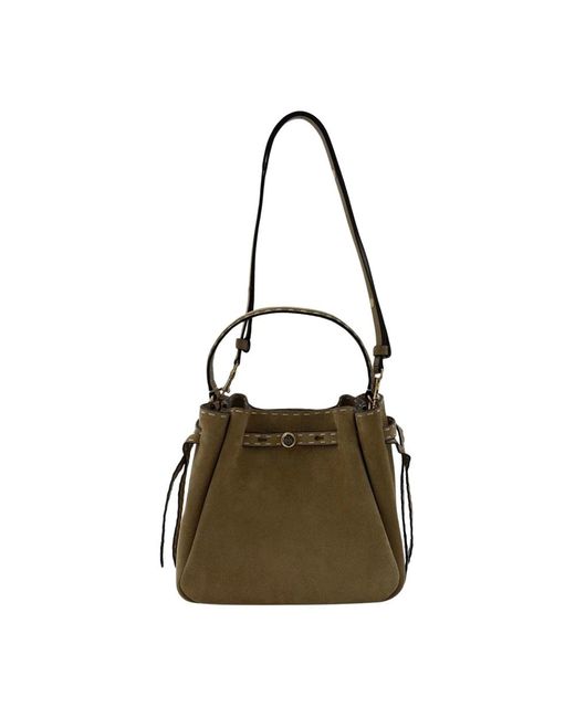 Tory Burch Brown Bucket Bags