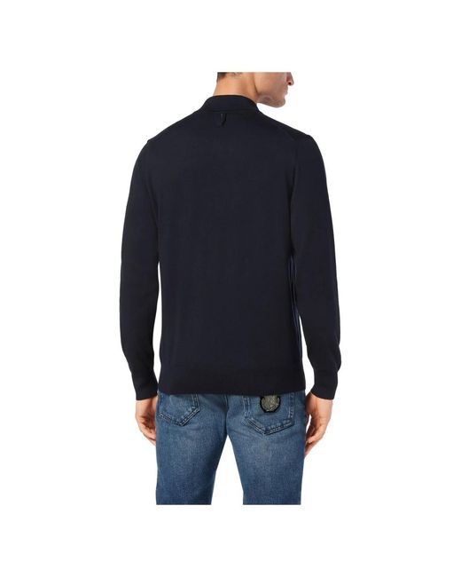 Billionaire Crest Pullover in Blue für Herren