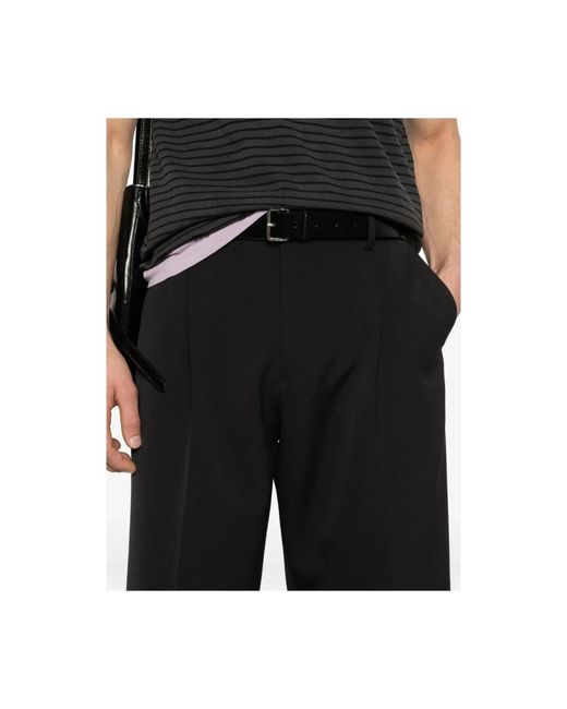 TONYWACK Black Long Shorts for men