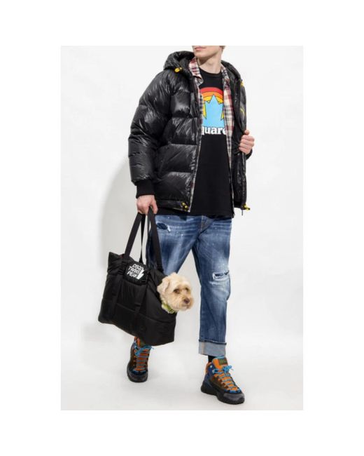 DSquared² Black Down Jackets for men