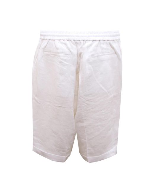 Alpha Studio Gray Casual Shorts for men