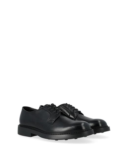 Doucal's Stringata Derby in Black für Herren