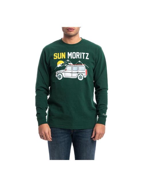 Mc2 Saint Barth Green Sweatshirts for men