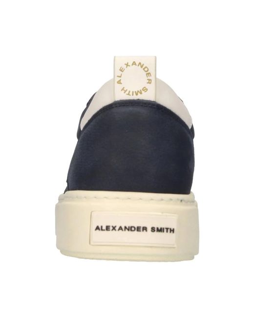 Alexander Smith Blue Sneakers for men