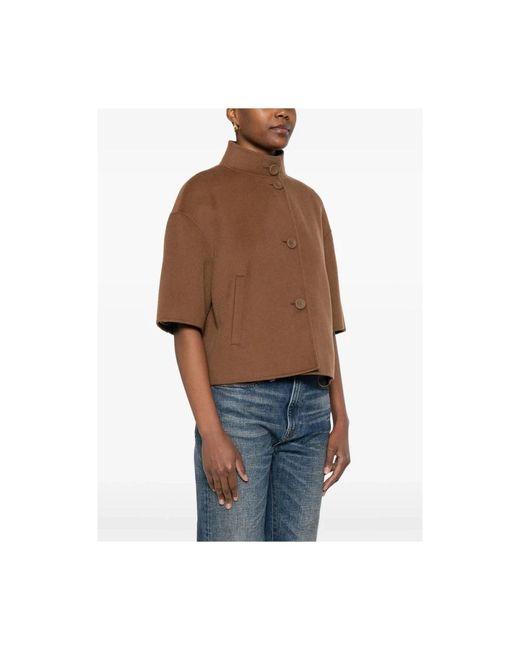 Max Mara Brown Dorettta Oberbekleidung