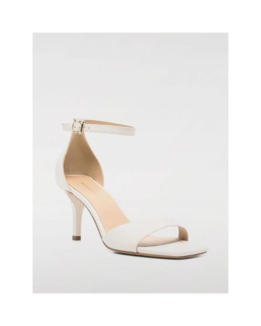 Michael Kors White High Heel Sandals