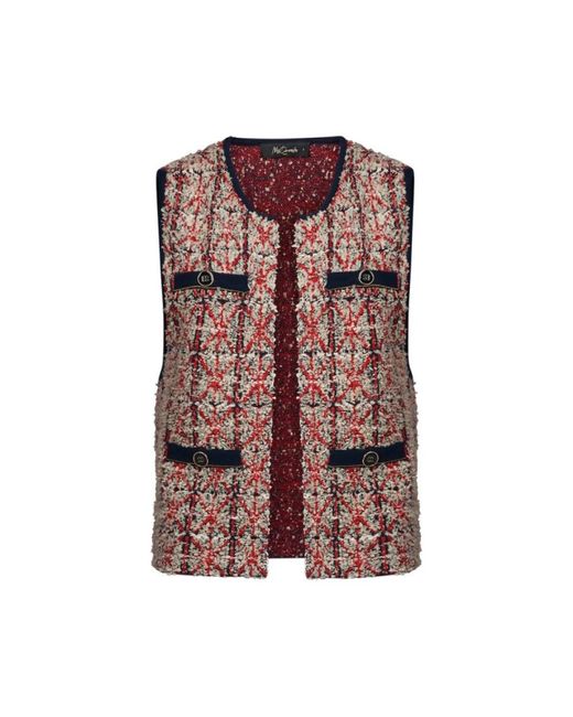 Mes Demoiselles Brown Waistcoats for men