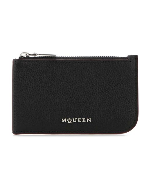 Wallets & Cardholders Alexander McQueen de color Black