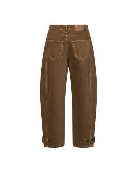 Isabel Marant Brown Loose Fit Jeans