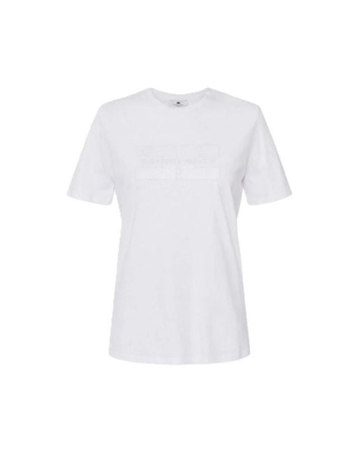 Elisabetta Franchi White T-Shirts