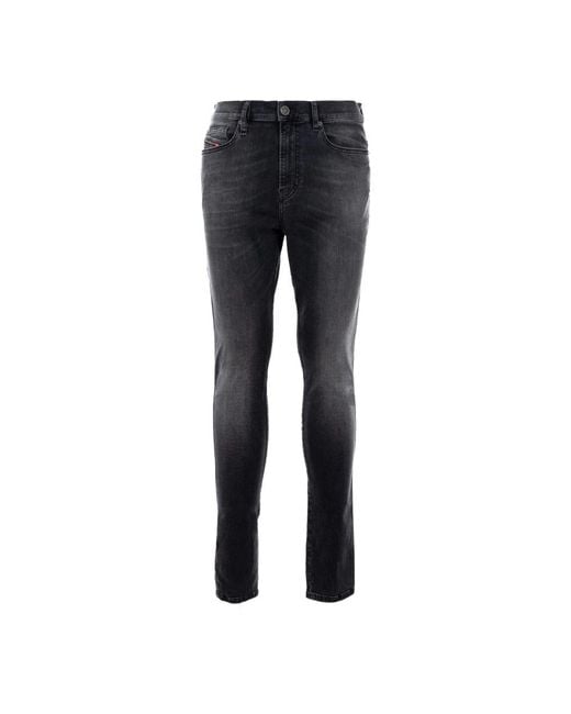 DIESEL Blue Skinny Jeans for men