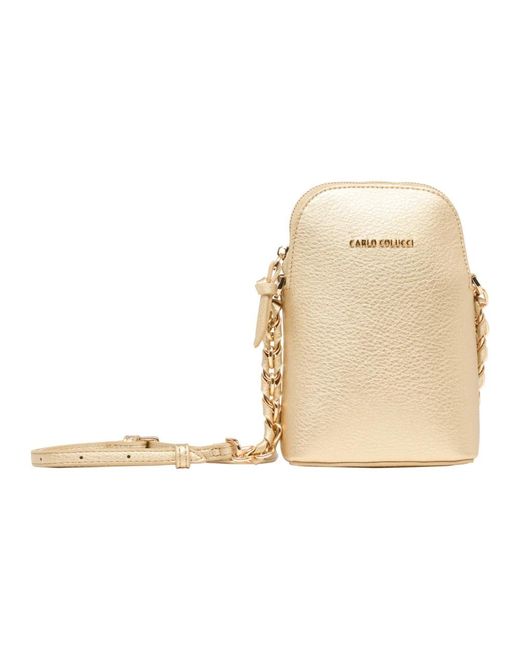 carlo colucci Natural Cross Body Bags