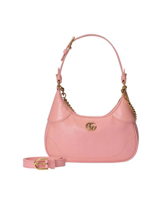 Gucci Pink Aphrodite Small Shoulder Bag