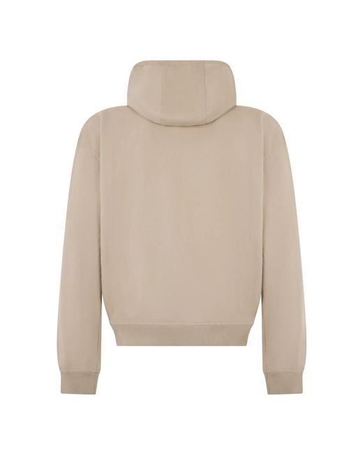 Fedeli Zip-Through Hoodie in het Natural voor heren