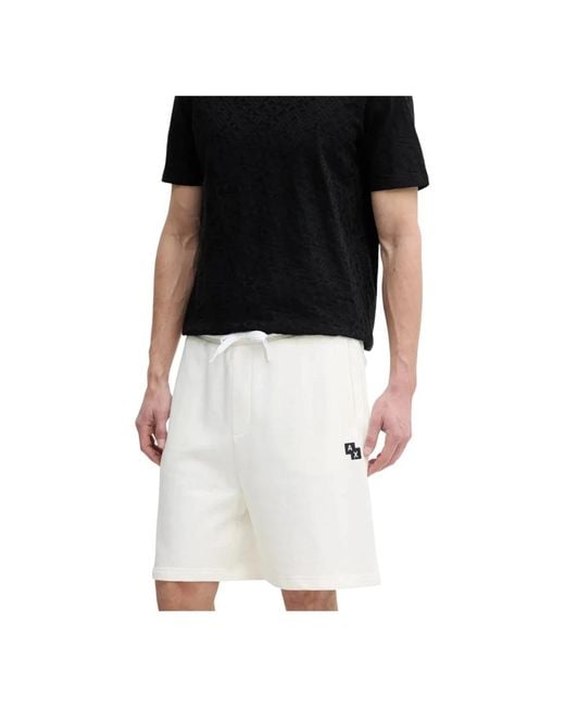 ARMANI EXCHANGE Black Casual Shorts for men