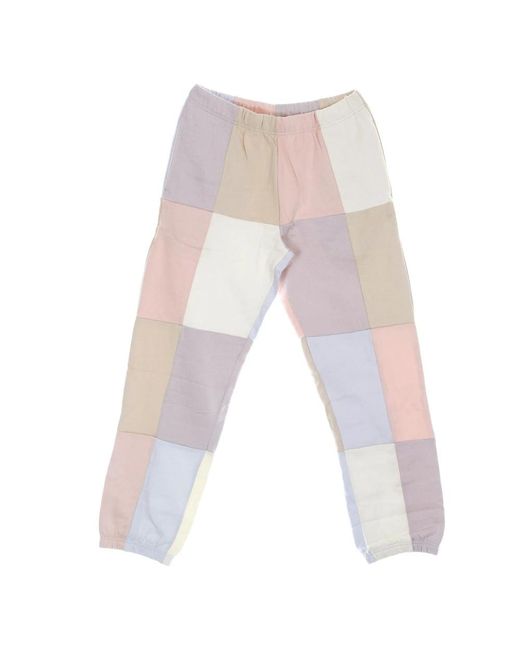 Obey Broeken ,Veelkleurig ,Katoen Fleece Trainingspak Trainingsbroeken Opal Multi in het Multicolor