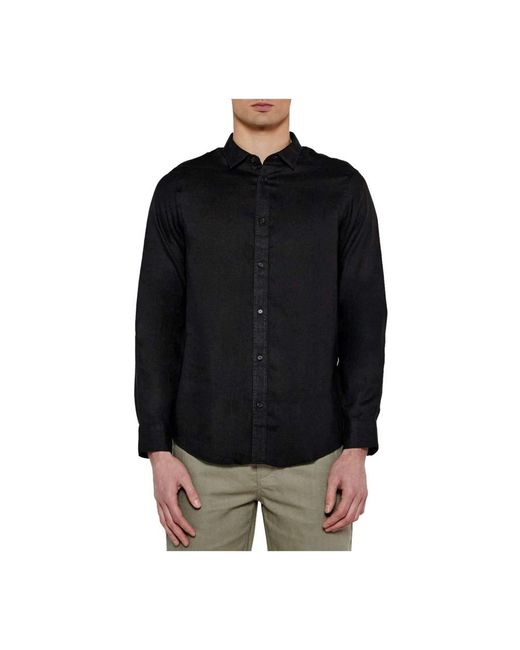 ARMANI EXCHANGE Black Casual Shirts for men