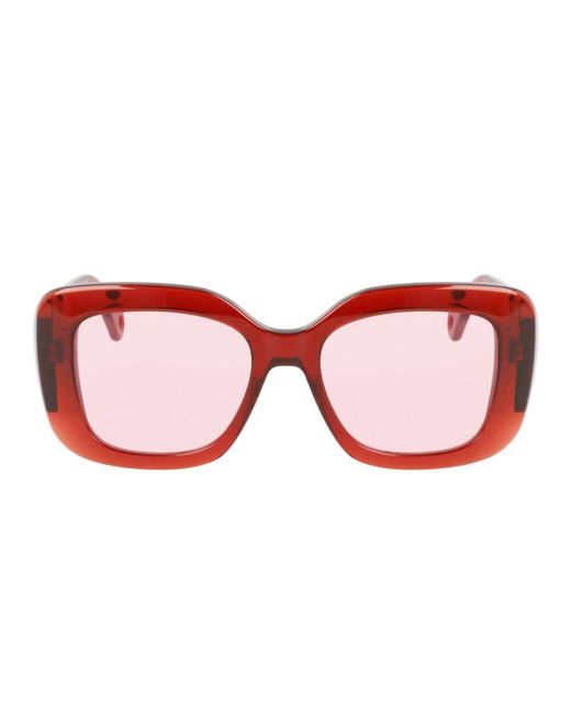 Sunglasses Lanvin en coloris Red