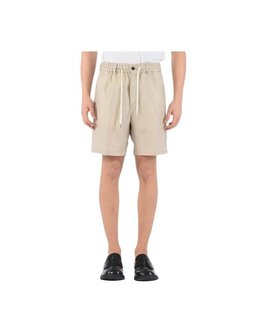 Mauro Grifoni Natural Casual Shorts for men