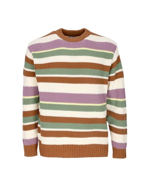 Obey Multicolor Round-Neck Knitwear for men