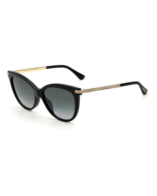 Jimmy Choo Black Schwarze acetat-sonnenbrille