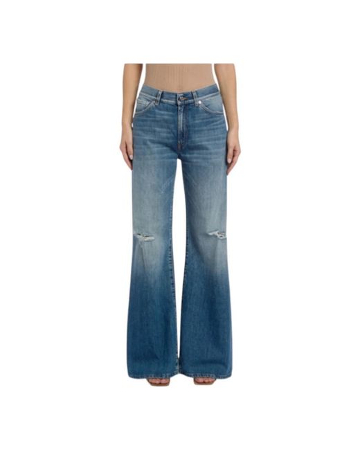 Dondup Blue Wide Jeans