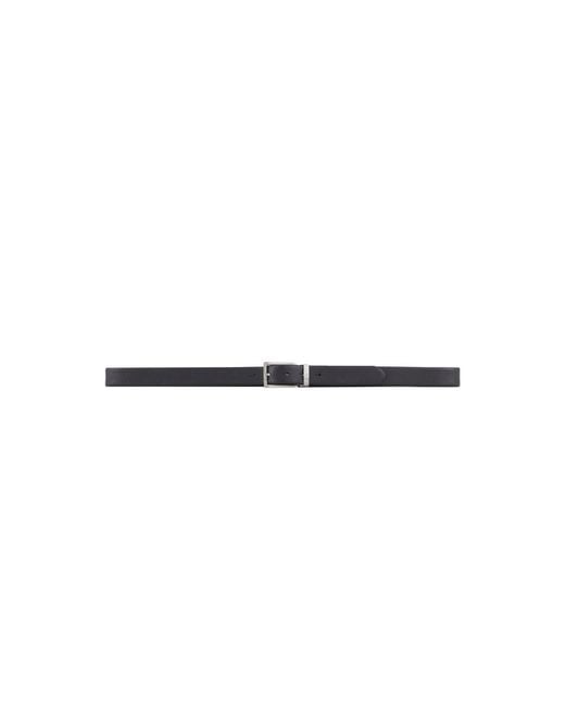 Emporio Armani Black Belts for men